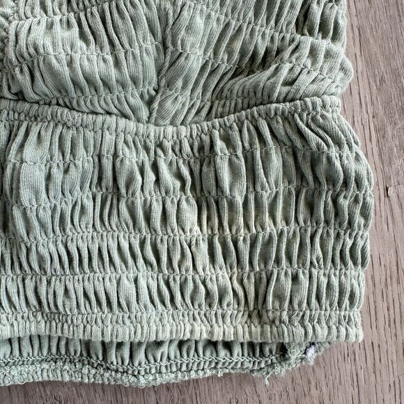 PINK Victoria’s Secret Strappy Ruched Bralette XS Green - Picture 2 of 6